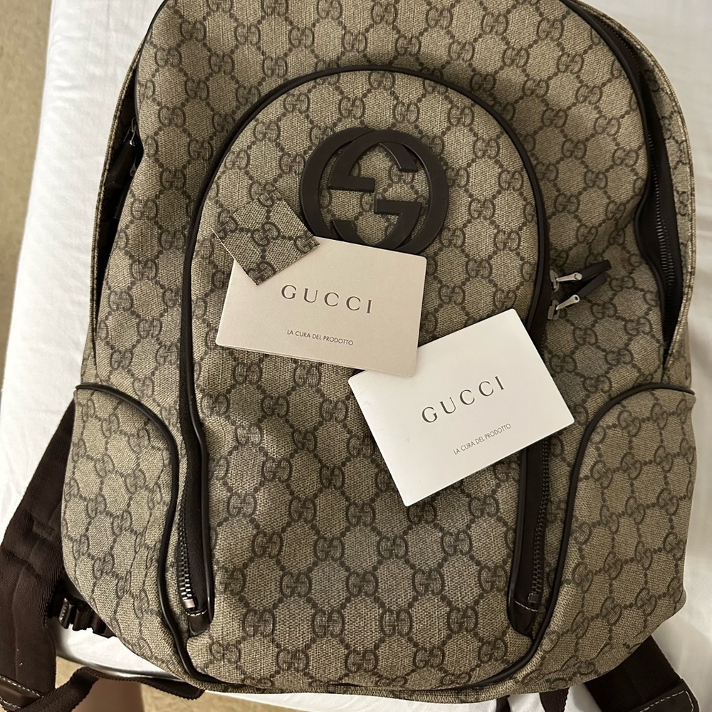 Gucci GG supreme backpack